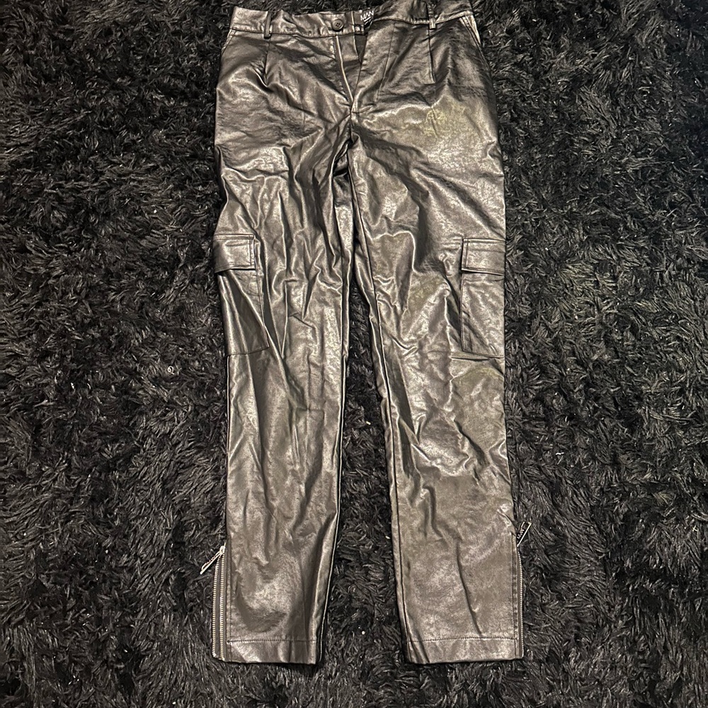 BRAND NEW Black leather pants
